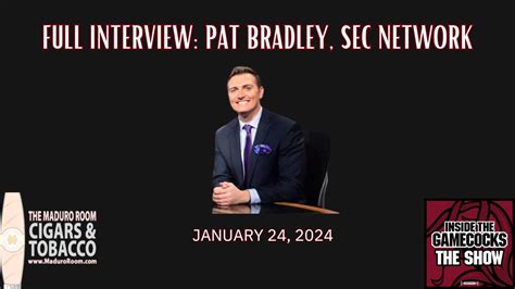 Pat Bradley of the SEC Network: Full Interview - YouTube