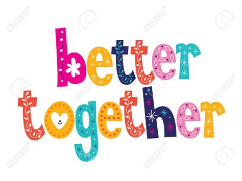 better together Stock Vector - 33665250 Banner Printing, Logo Google, Facebook Image, Better ...