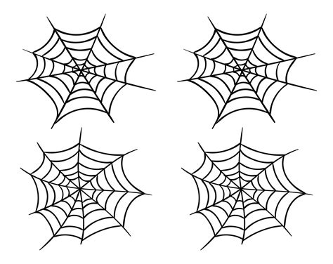 Spider Web Template Printable