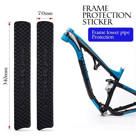 Mtb Bike Universal Frame Protection Bicycle Silica Gel Frame Protection ...