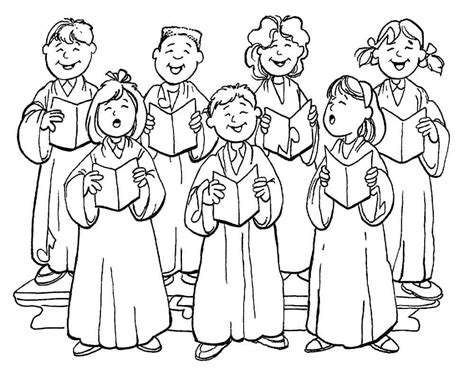 27 Free Christmas Carol Coloring Pages Printable