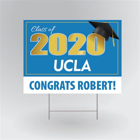 UCLA Graduation Sign - CuroPrint