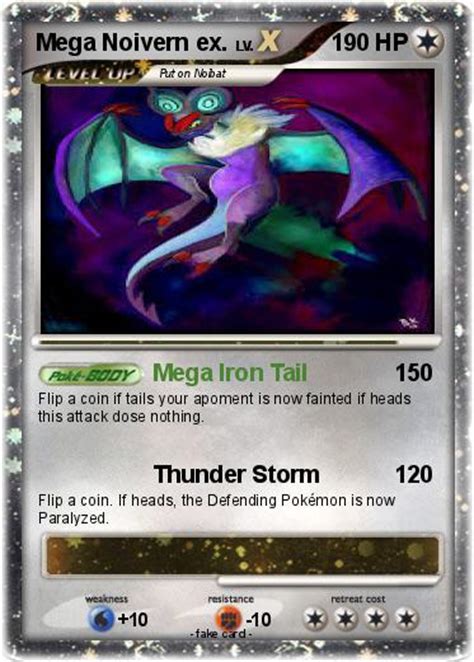 Pokémon Mega Noivern ex - Mega Iron Tail - My Pokemon Card