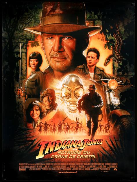 Indiana Jones & The Kingdom Of The Crystal Skull French Movie Poster ...