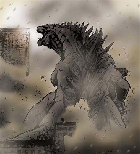 Godzilla 2014: Comic-Book Style Godzilla 2014 Fan Art | Godzilla ...