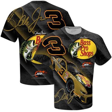 Dale Earnhardt Jr Bass Pro Shops Sublimated Total Print Tee