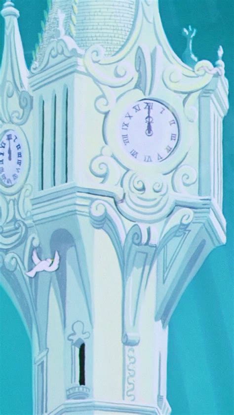 Cinderella Clock Tower - Up Close | Disney wallpaper, Cinderella disney ...