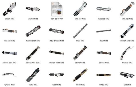 Star Wars Lightsaber Hilts by markdelete on DeviantArt | Star wars light saber, Lightsaber ...