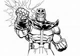 Thanos Coloring Pages  Best For Kids sketch template