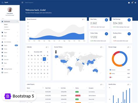 Spark – Bootstrap 5 Admin & Dashboard Template - Bootstrap Themes