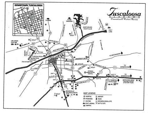 Tuscaloosa Map - Tuscaloosa AL • mappery