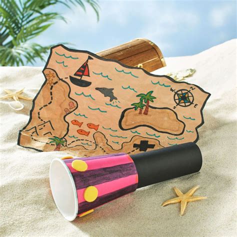 Treasure Map | Pirate crafts preschool, Pirate crafts, Adventure crafts