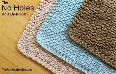 2 Ways to Knit Diagonal Dishcloths (Holes or No-Holes) | Knitted dishcloth patterns free ...