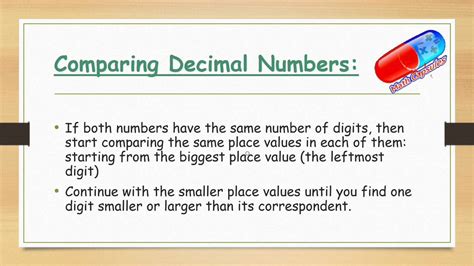 Compare and Order whole numbers and decimal numbers - YouTube