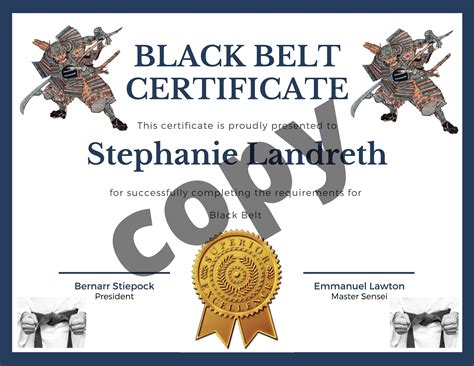 MARTIAL ARTS BLACK BELT DAN CERTIFICATE | ubicaciondepersonas.cdmx.gob.mx