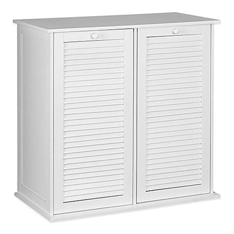 Household Essentials® Tilt-Out Laundry Sorter Cabinet with Shutter Front - Bed Bath & Beyond