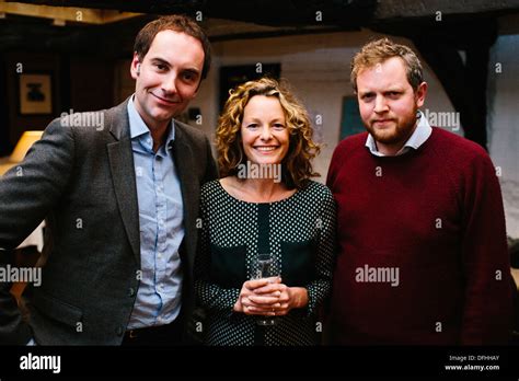 Dougie Anderson & Kate Humble & Miles Jupp Stock Photo - Alamy