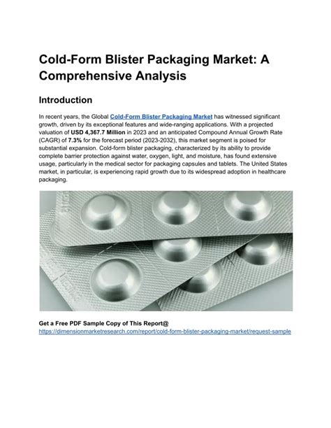 PPT - Cold Form Blister Packaging Market Insights PowerPoint ...