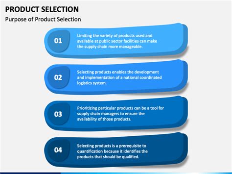 Product Selection PowerPoint Template - PPT Slides