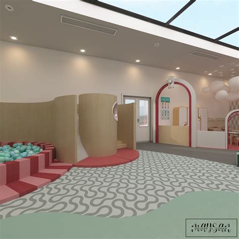 Kids Club Interior Design and Visualization :: Behance