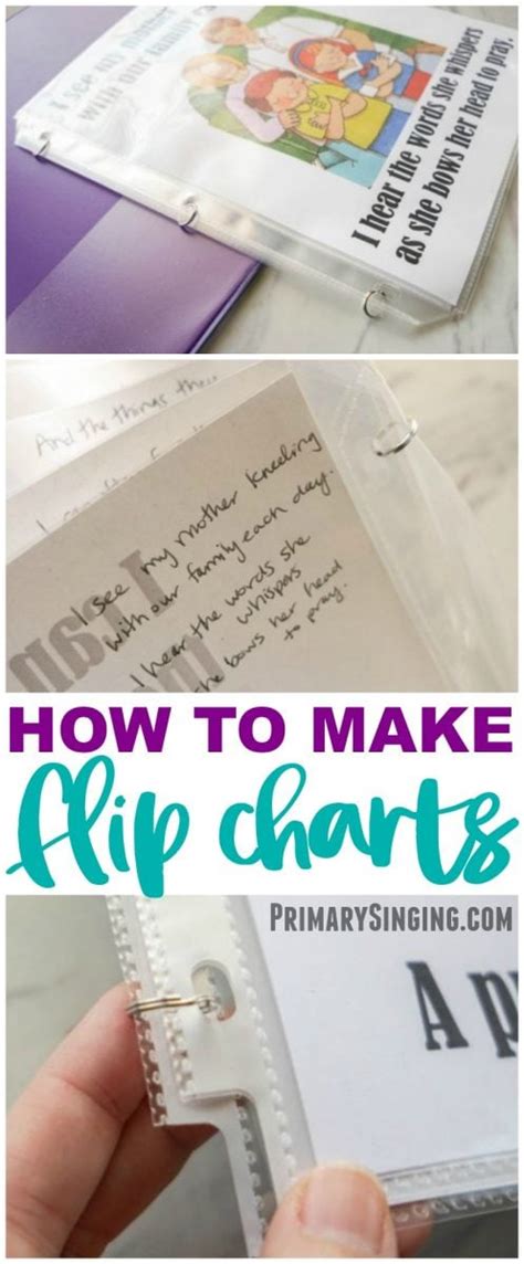 How To Make A Flip Chart For School - Chart Walls