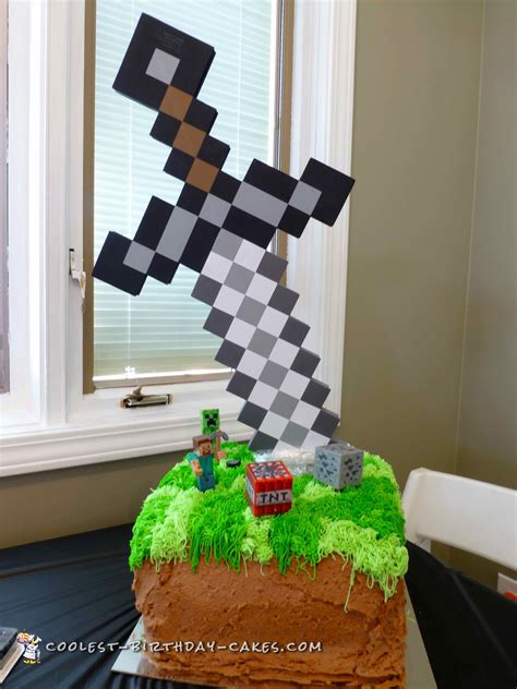 11th Birthday Minecraft Cake