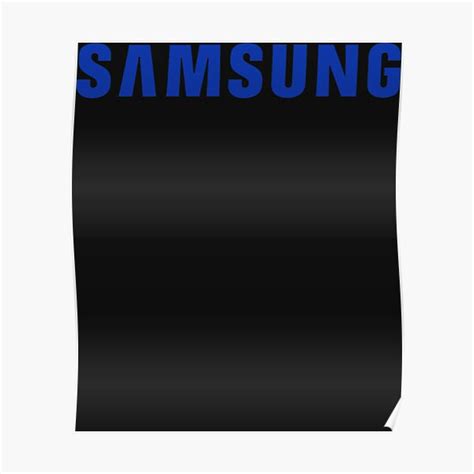 "Samsung logo merchandise" Poster for Sale by Shanisacook | Redbubble