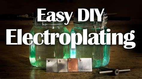 Electroplating - Easy DIY Nickel, Copper, Zinc Plating - YouTube