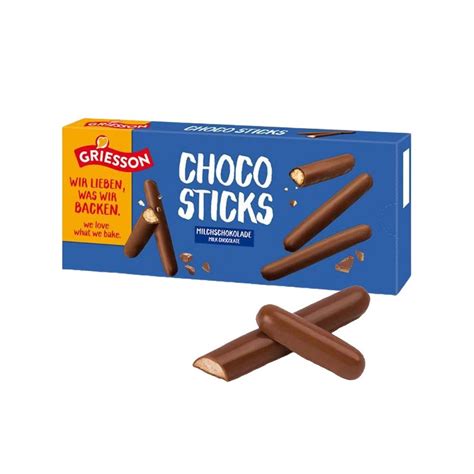 GRIESSON CHOCO STICKS CHOCOLATE BSICUITS 150G