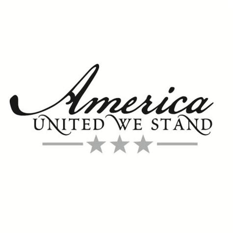 United We Stand Wall Decal | DecalMyWall.com