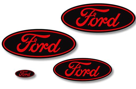 Ford F-150 Vinyl Emblem Graphics for Front and Back of Vehicle