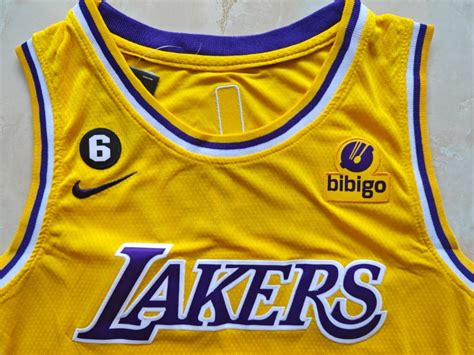 2023 Los Angeles Lakers Dangelo Russell #1 Yellow Jersey - Soccer ...