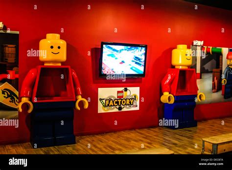 Inside the Lego Factory at Legoland Florida Stock Photo - Alamy