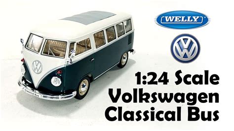 Klasszikus Volkswagen Busz 1962 Welly Model – Automobile