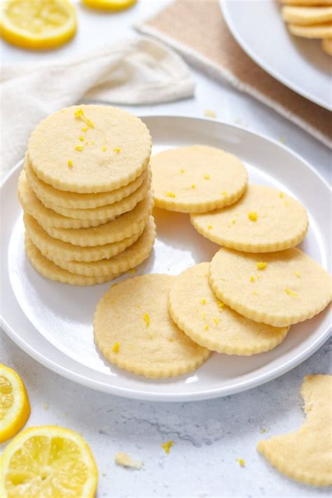 Lemon Biscuits (Easy Shortbread Biscuits) - My Morning Mocha