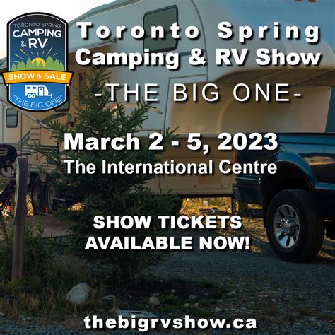 Blog 2023 RV Show Tickets are Available Now! - Toronto Spring Camping ...