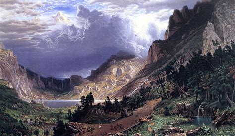 Storm in the Rocky Mountains, Mt. Rosalie, 1869 - Albert Bierstadt ...