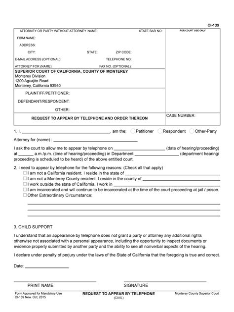 Monterey County Superior Court Forms - CountyForms.com