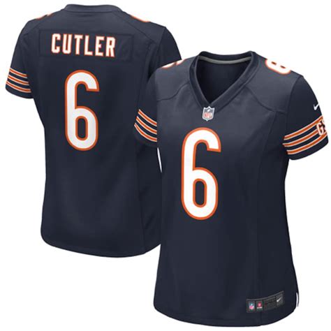 Nike Jay Cutler Chicago Bears Women's Navy Blue Game Jersey