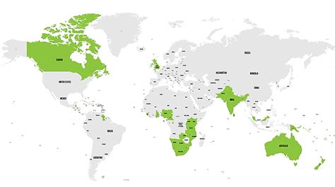 Commonwealth Countries - WorldAtlas