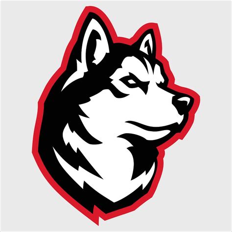 College Wall Decals - College Team Logos - Northeastern Huskies | Wall ...