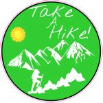 Take A Hike Green Circle Sticker - U.S. Custom Stickers