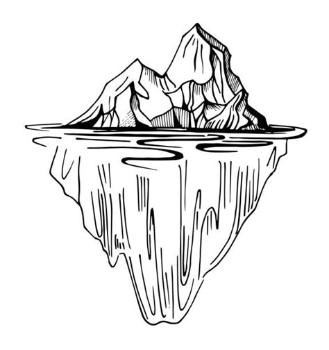 Drawing Of The Icebergs Illustrations, Royalty-Free Vector Graphics ...