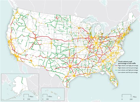 Projected Major Truck Routes on the National Highway System: 2045 ...