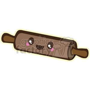 rolling pin cartoon character clipart. #394597 | Graphics Factory