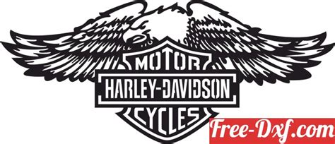 Harley Davidson Logo Dxf