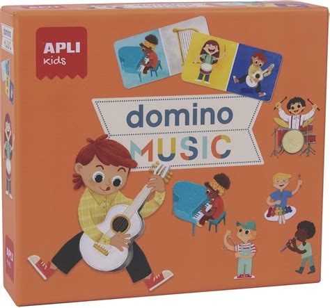 DOMINO MUSIC. DOMINó DE LOS INSTRUMENTOS MUSICALES APLI KIDS - La cocina de Mamá