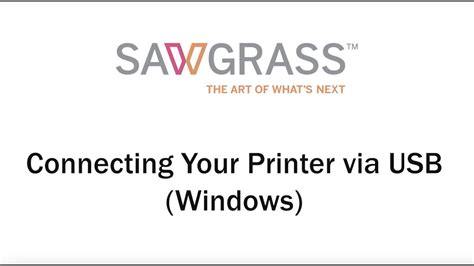 HOW TO: Connect Your Printer via USB (Windows) - YouTube