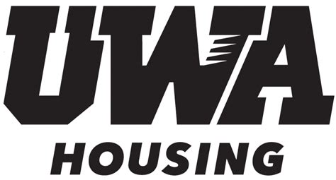 UWA Housing Logo – Black | Burrall Studio