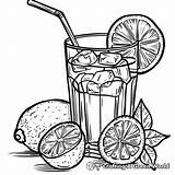 Lemonade Coloring Pages  Free & Printable sketch template